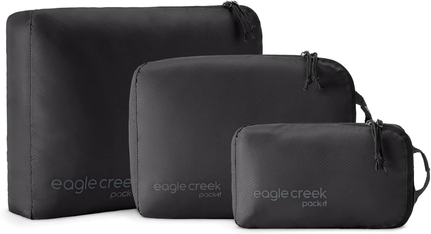 Eagle Creek Pack-It Isolate Cube Set XS/S/M Black