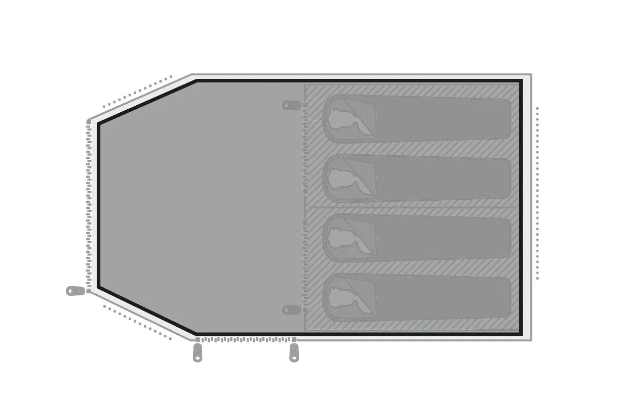 Easy Camp Hamra / Bokna 4 Footprint Groundsheet 2025
