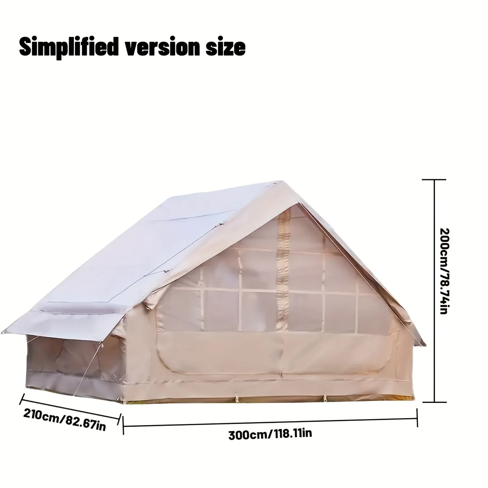 Easy Setup Inflatable Tent Glamping Camping for All