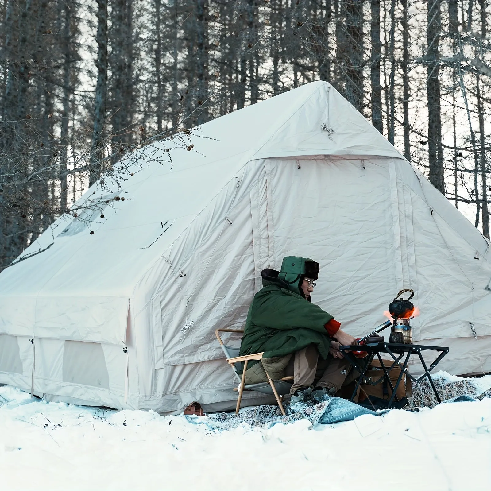 Easy Setup Inflatable Tent Glamping Camping for All