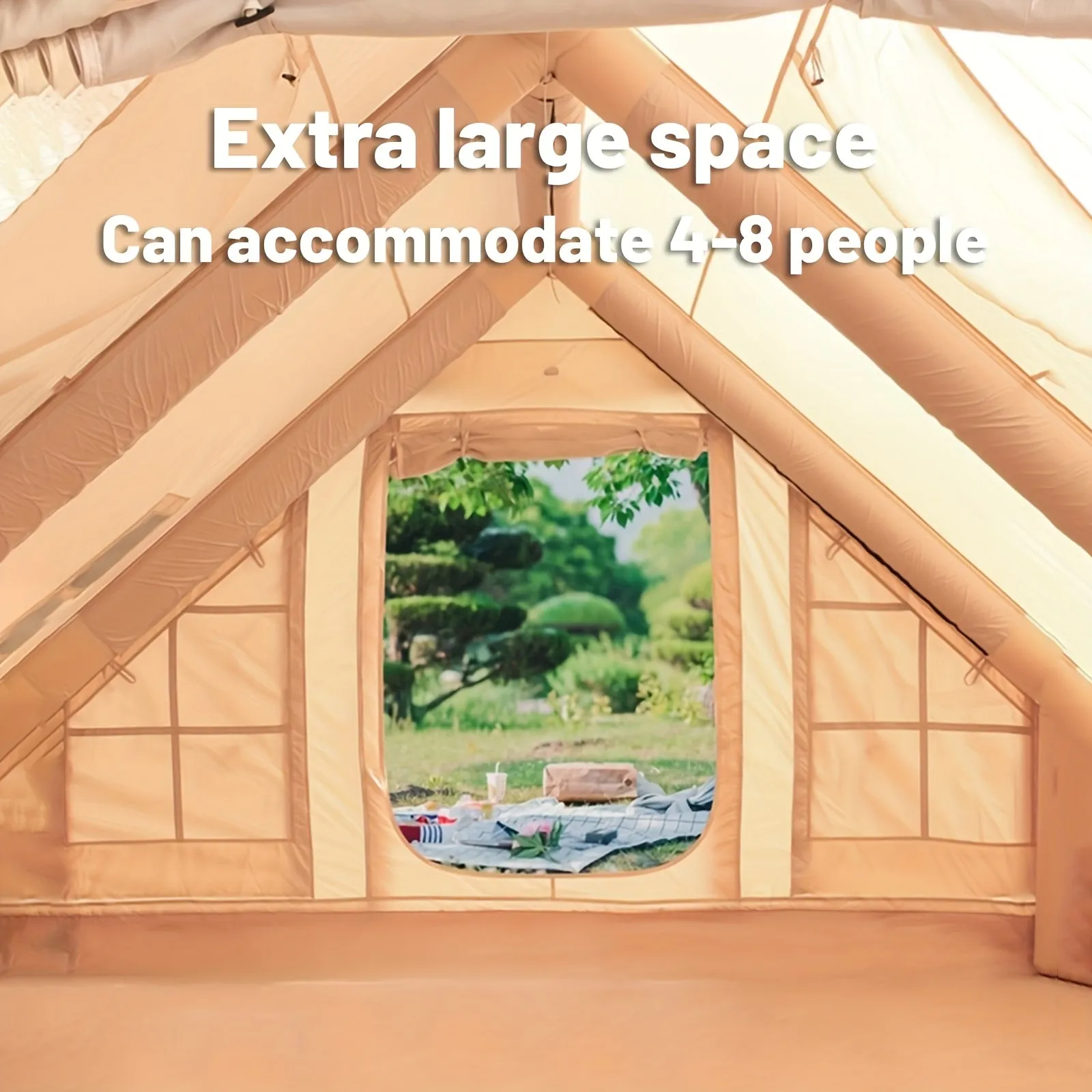 Easy Setup Inflatable Tent Glamping Camping for All