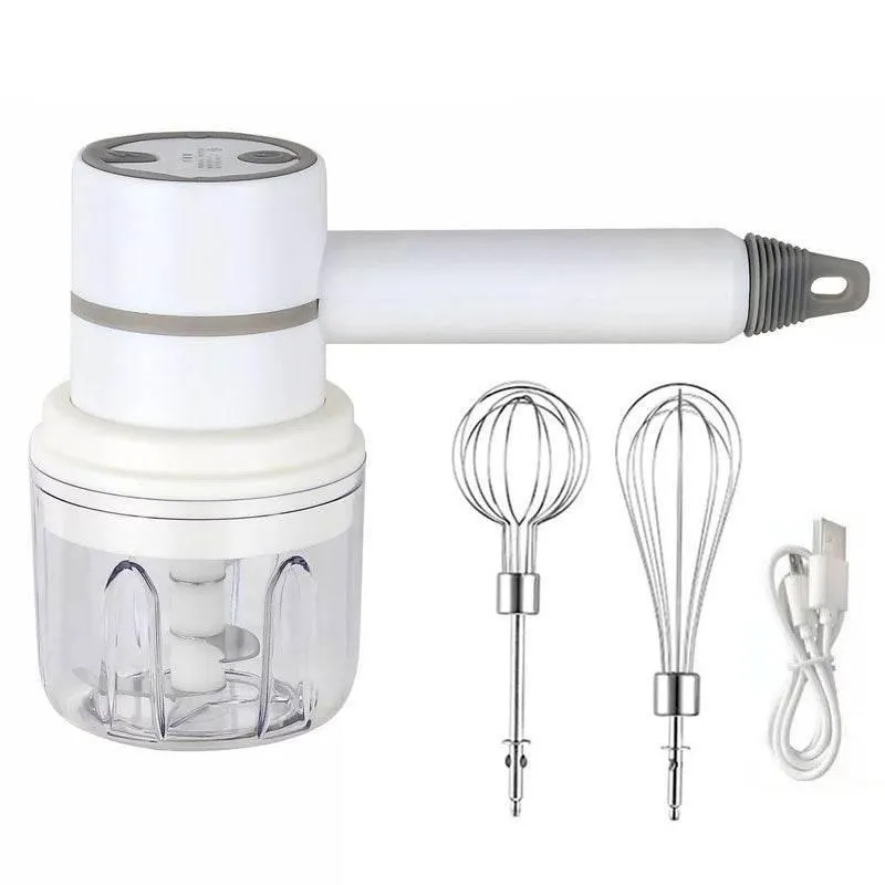 Electric Handheld Frother - 2-in-1 Milk Mixer  Whisk