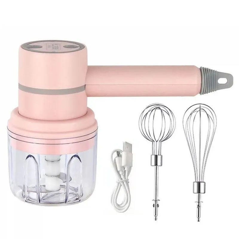 Electric Handheld Frother - 2-in-1 Milk Mixer  Whisk