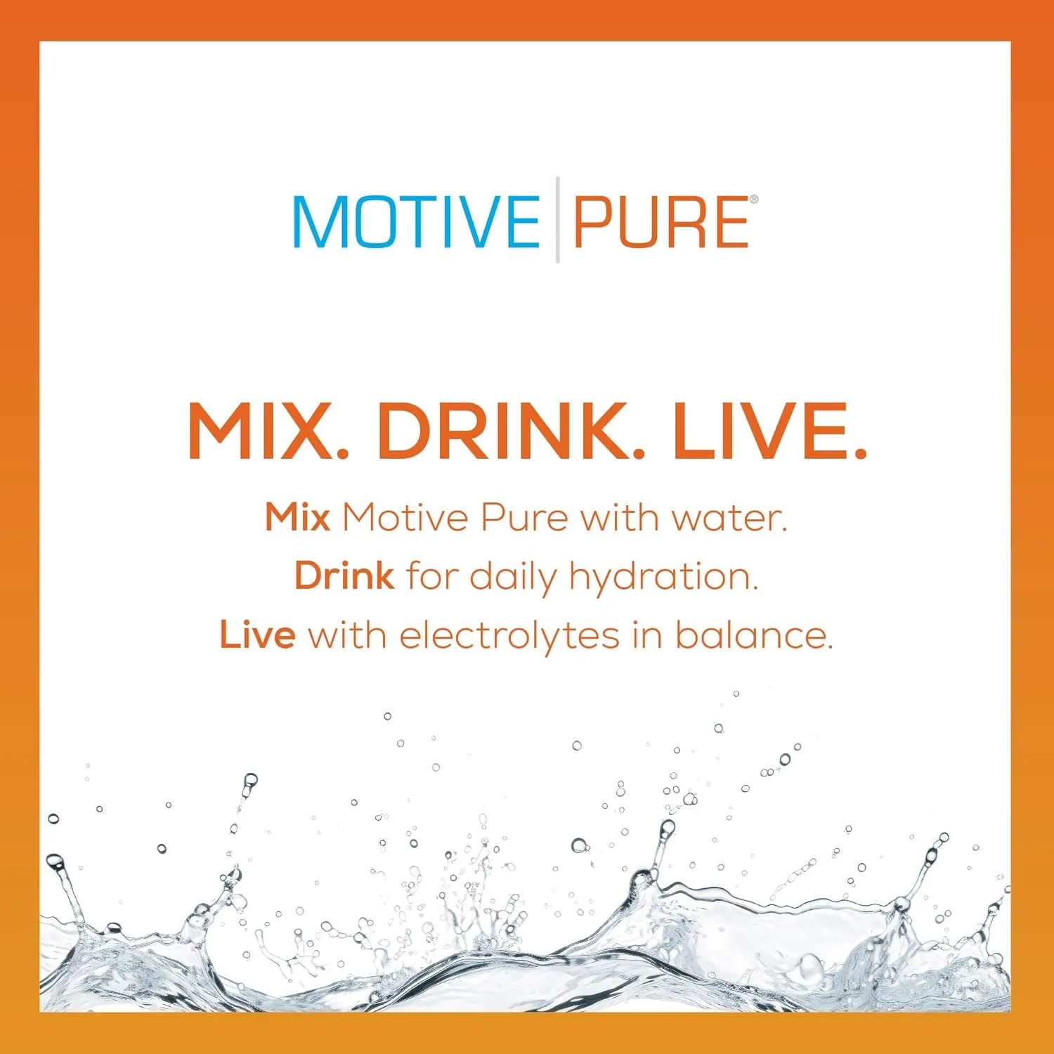 Electrolyte Hydration