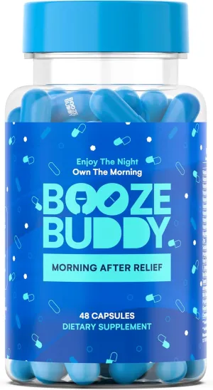 Enjoy The Night, Own The Morning After Drinking – Wellness Vitamins, Electrolytes, Antioxidants for Liver Support and Hydration – 48-Count