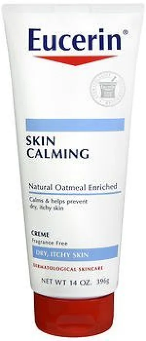 Eucerin Calming Creme Daily Moisturizer - 14 oz, Pack of 4