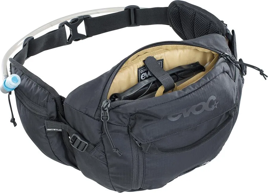 EVOC HIP PACK 3L   1.5L BLADDER BLACK