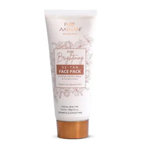 Face Pack with Rice Water & Tomato Extract | Removes Tan, Blemishes & Blackheads in every use | Skin Renewal, Deep Cleansing Nourishment