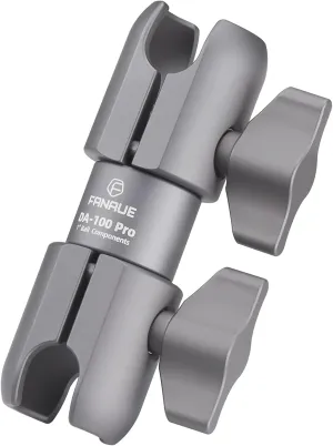 FANAUE Composite Double Socket Swivel Arm,DA-100PRO 3.7" Length, Aluminum Construction, Compatible with RAM Mounts B Size 1" Ball Components