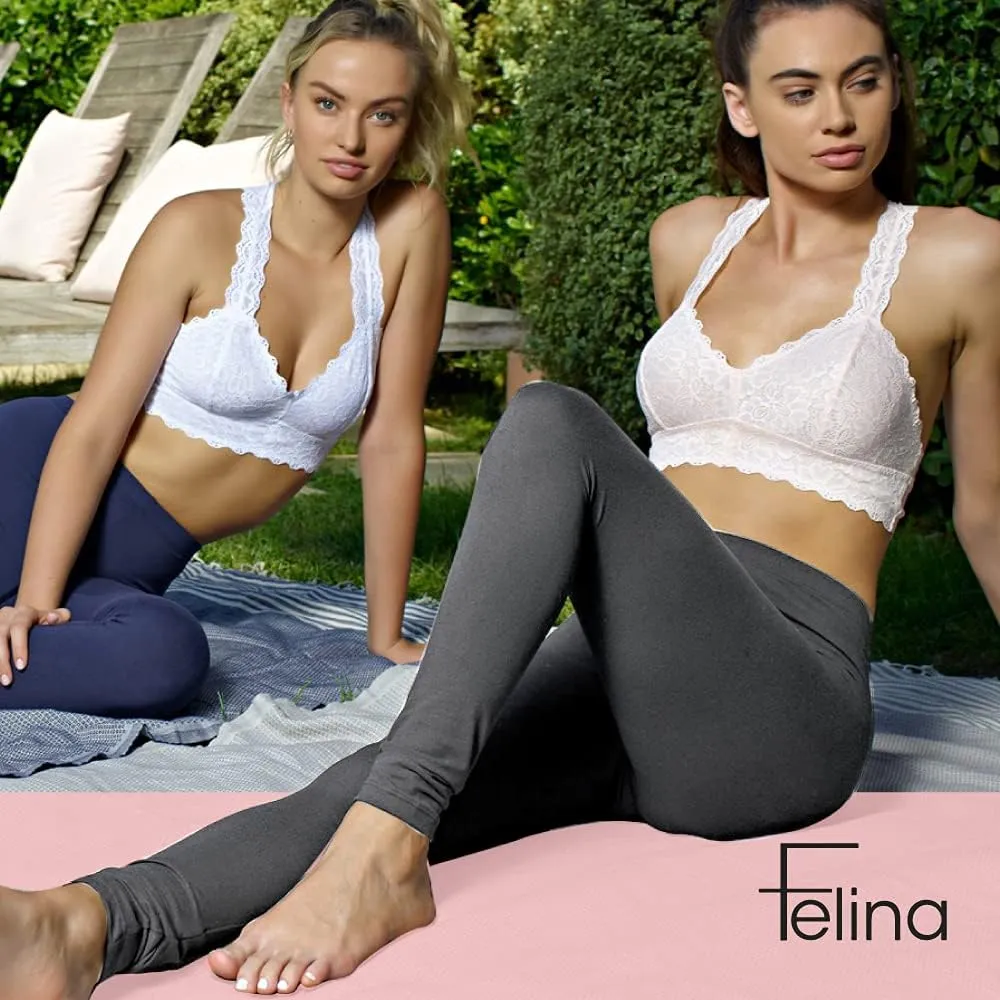 Felina Cotton Modal Leggings - Cotton Leggings for Women - Extra Lightweight