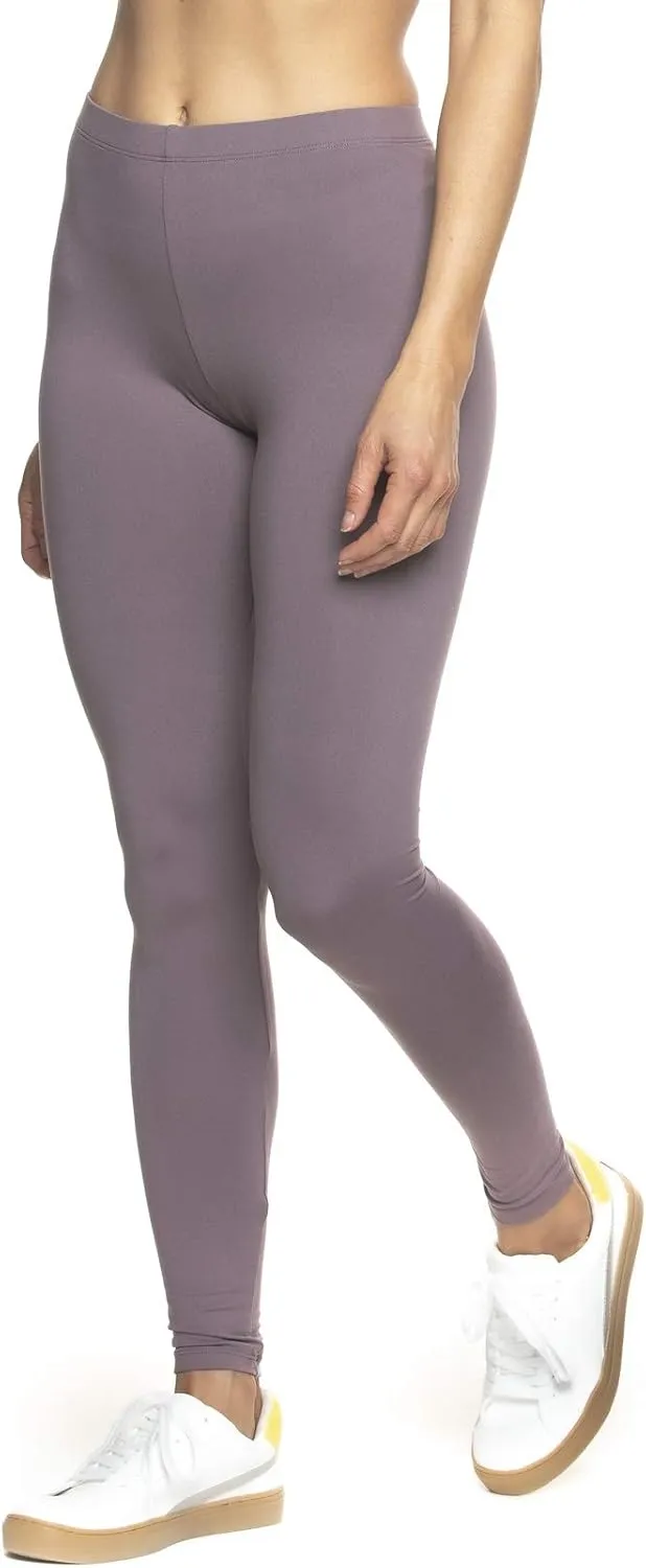 Felina Velvety Super Soft Lightweight Leggings 2-Pack - for Women - Yoga Pants, Workout Clothes
