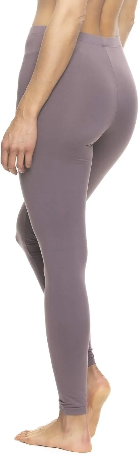 Felina Velvety Super Soft Lightweight Leggings 2-Pack - for Women - Yoga Pants, Workout Clothes