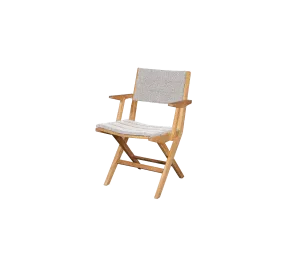 Flip folding armchair