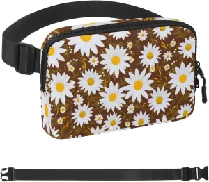 Flower-1684 Crossbody Fanny Pack for Men&Women,Belt Bag for Travel Casual Walking Running Hiking Cycling