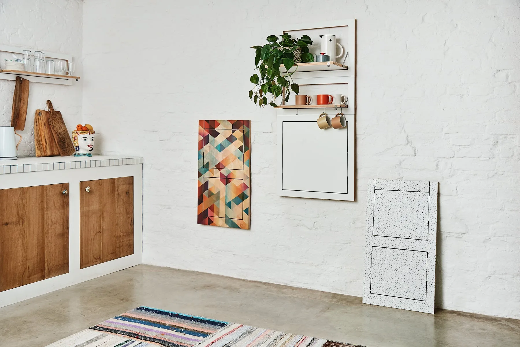 Fläpps Folding Chair – Watercolor Dots