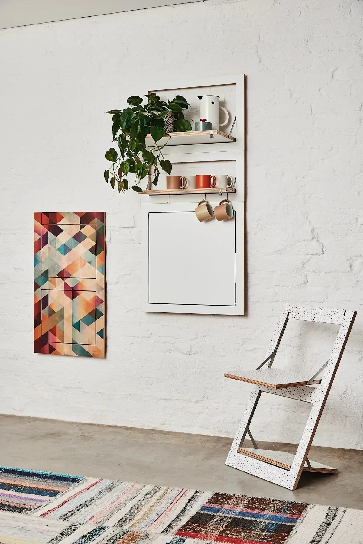 Fläpps Folding Chair – Watercolor Dots