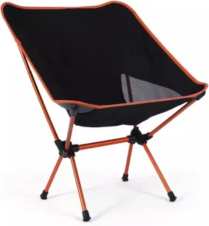 Folding Camping Chair Outdoor Ultra Light Aluminum Alloy Moon Portable Leisure Chairs