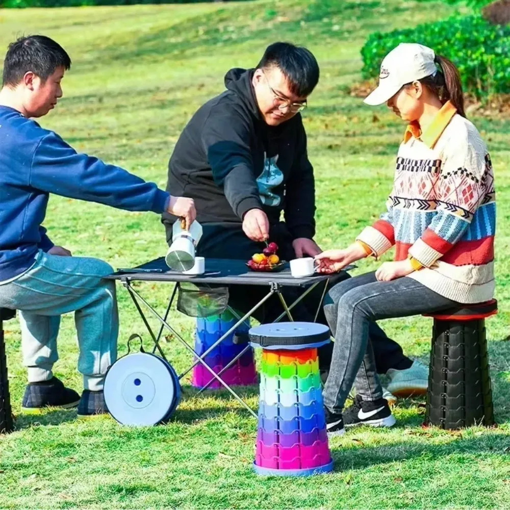 Folding Plastic Chair Portable Folding Expandable Stool