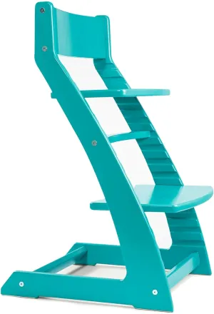 Fornel Wooden High Chair for Babies and Toddlers - Easy Clean Adjustable High Chair for Eating - Toddler HighChair for Dining Table - Montessori Baby highchair from 3 Years to 200 Lb, Grow with Child