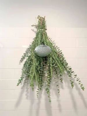 Fresh Eucalytpus and Rosemary Bouquet for Shower | Fresh and Aromatic Rosemary | Fresh and Fragrant Eucalyptus | 100% Natural | Self-Care Shower Hanging Plant Picked From Our Farm In San Diego