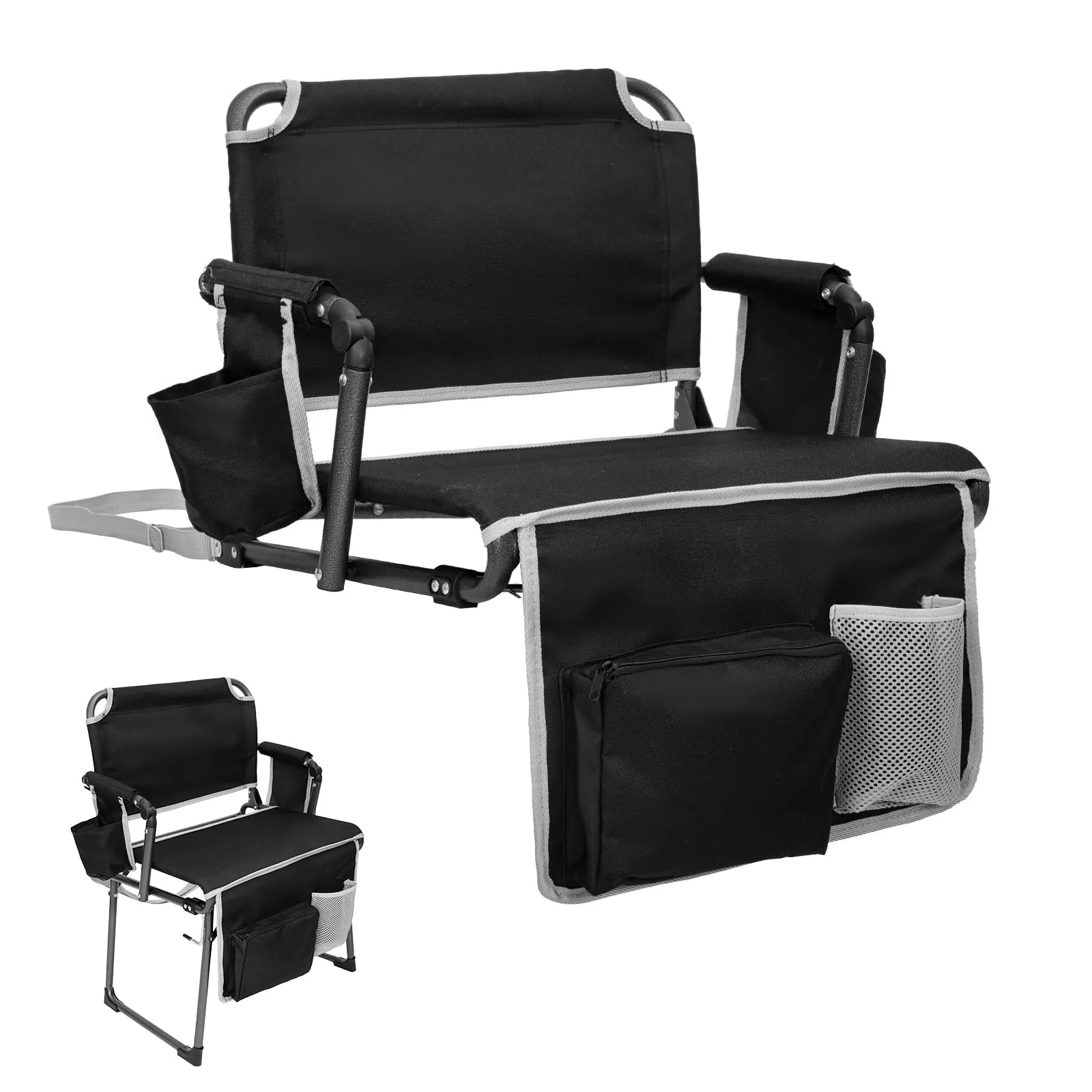 FUNDANGO Stadium Seat for Bleachers with Back Support