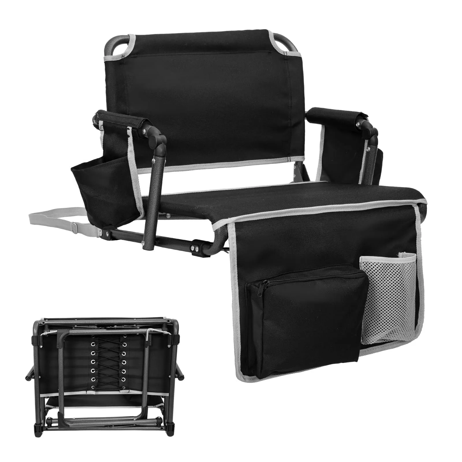 FUNDANGO Stadium Seat for Bleachers with Back Support