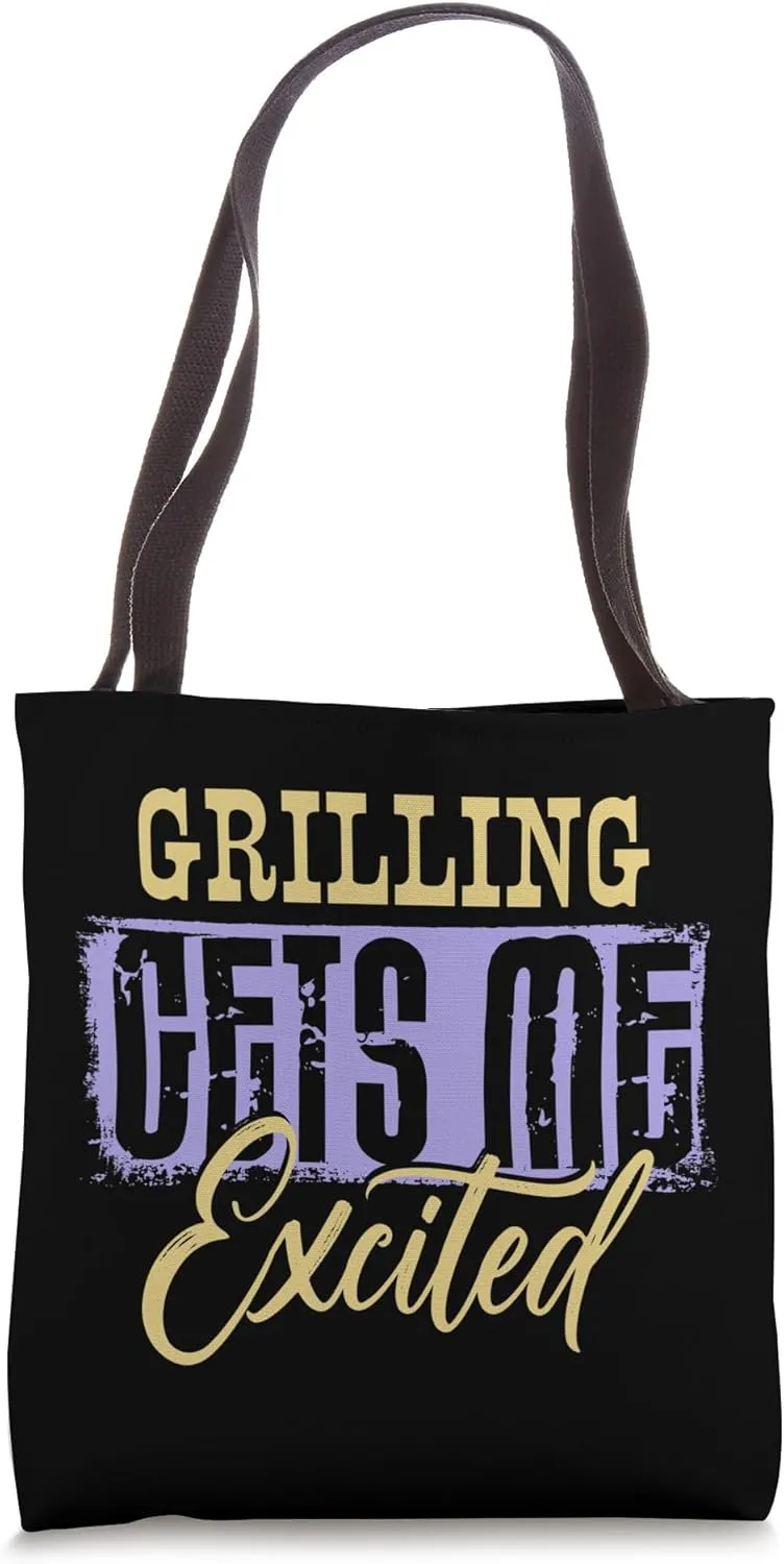 Funny BBQ Grill Grilling Master Summer Barbecue Tote Bag