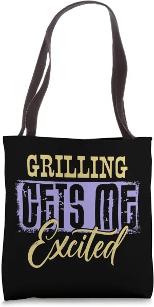 Funny BBQ Grill Grilling Master Summer Barbecue Tote Bag