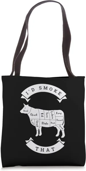 Funny Grill BBQ Pellet Smoker Chef Gift Tote Bag