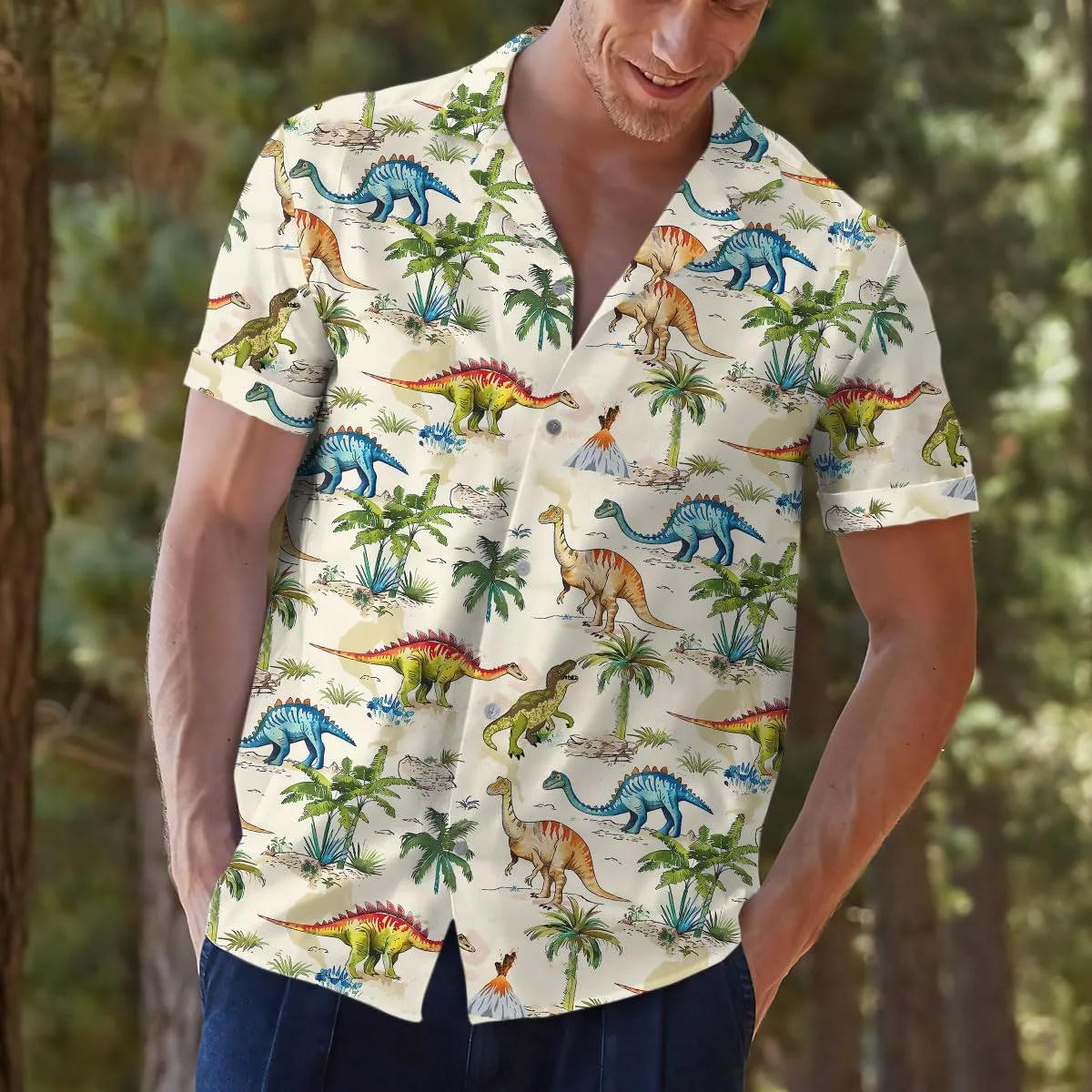 Funny Hawaiian Shirt for Men Casual Summer Shirt for Men Short Sleeve Button Down Shirt
