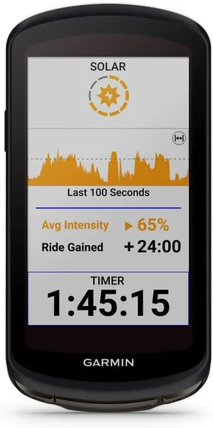 Garmin Edge 1040 Solar GPS Cycle Computer, Device Only, 010-02503-21