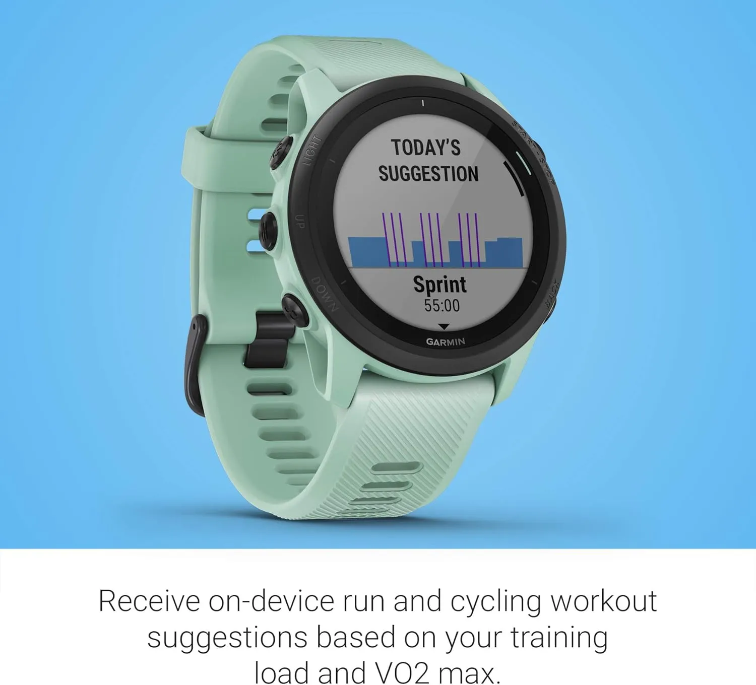 Garmin Forerunner 745, GPS Running Watch, Detailed Training Stats and On-Device Workouts, Essential Smartwatch Functions, Tropic (Renewed)