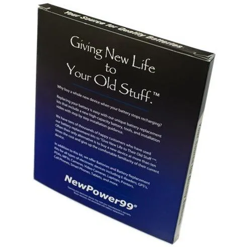 Garmin Nuvi 260 Battery Replacement Kit with Tools, Video Instructions, Extended Life Battery and Full One Year Warranty