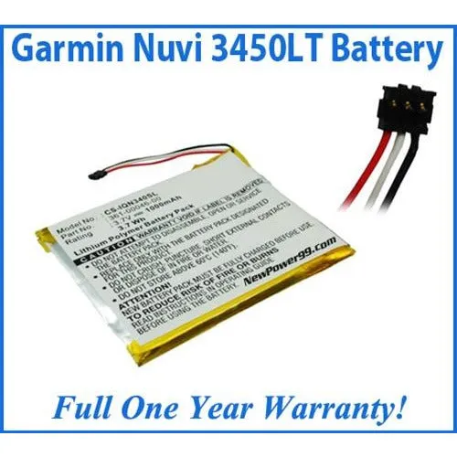 Garmin Nuvi 3450LT Battery Replacement Kit with Tools, Video Instructions, Extended Life Battery and Full One Year Warranty