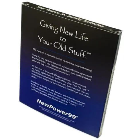 Garmin Nuvi 54 Battery Replacement Kit with Tools, Video Instructions, Extended Life Battery and Full One Year Warranty