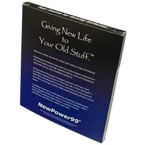 Garmin Nuvi 58 Battery Replacement Kit with Tools, Video Instructions, Extended Life Battery and Full One Year Warranty