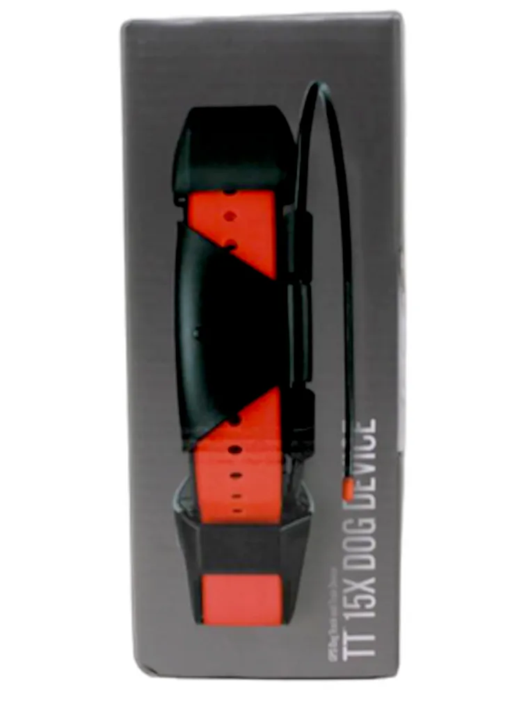 Garmin TT 15X Dog Tracking and Training Collar, 18 Levels of Stimulation, Rugged and Water-Resistant, High-Sensitivity GPS, Red (010-02755-80)
