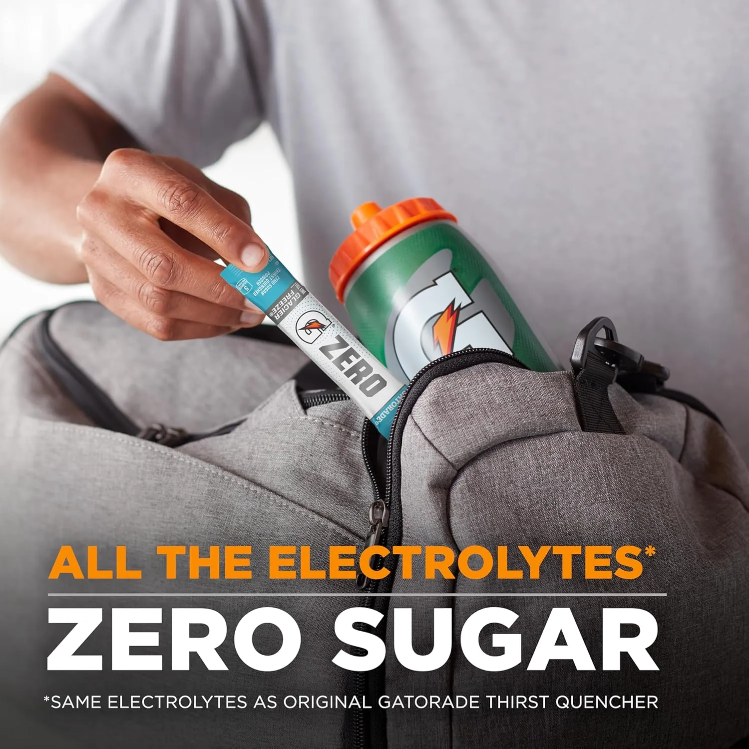 Gatorade G Zero Powder, Fruit Punch Variety Pack, 0.10oz Individual Packets - 10 Count (Pack of 5)