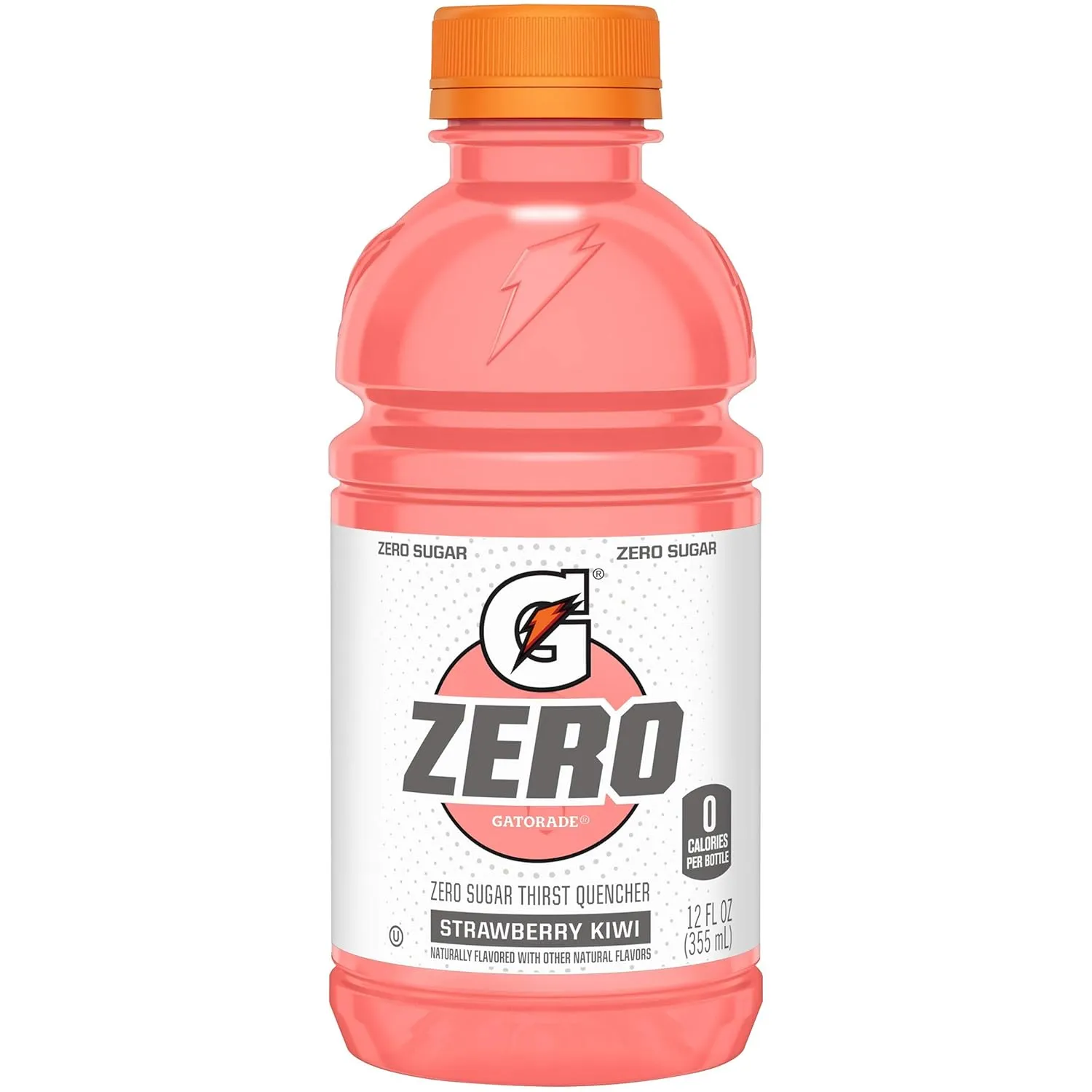 Gatorade G Zero Thirst Quencher, Strawberry Kiwi, 12oz Bottles (6 Pack)