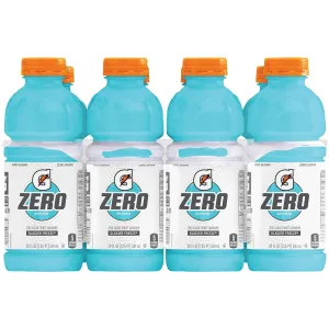 Gatorade Zero Sugar Thirst Quencher, Glacier Freeze, 20 Ounce, 8 Count (Pack of 3)