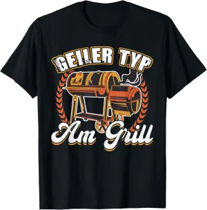 Geiler Typ Am Grill Design For Grill Master T-Shirt