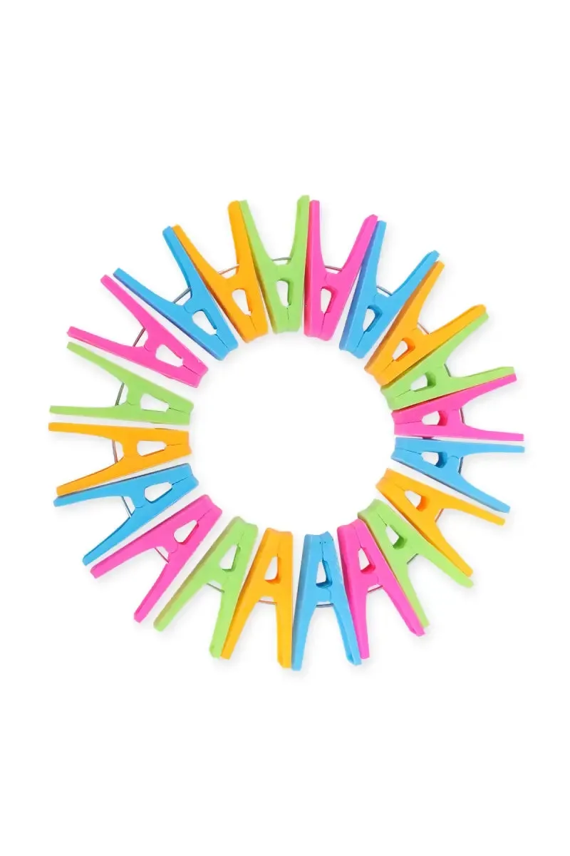 Generic Home Utilities - Plastic Cloth Clip, Pack of 1 - 20pc
