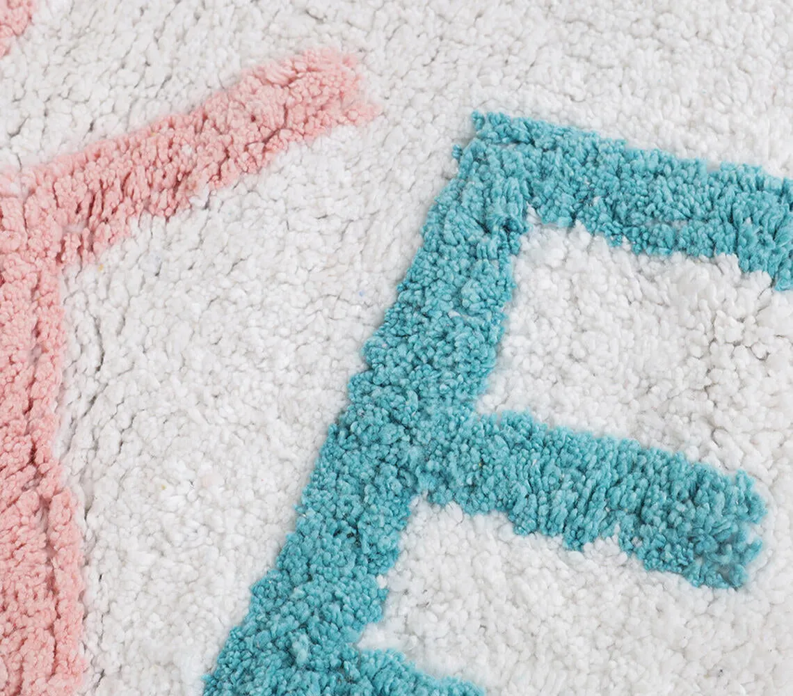 Get Naked Typography Tufted Cotton Bathmat