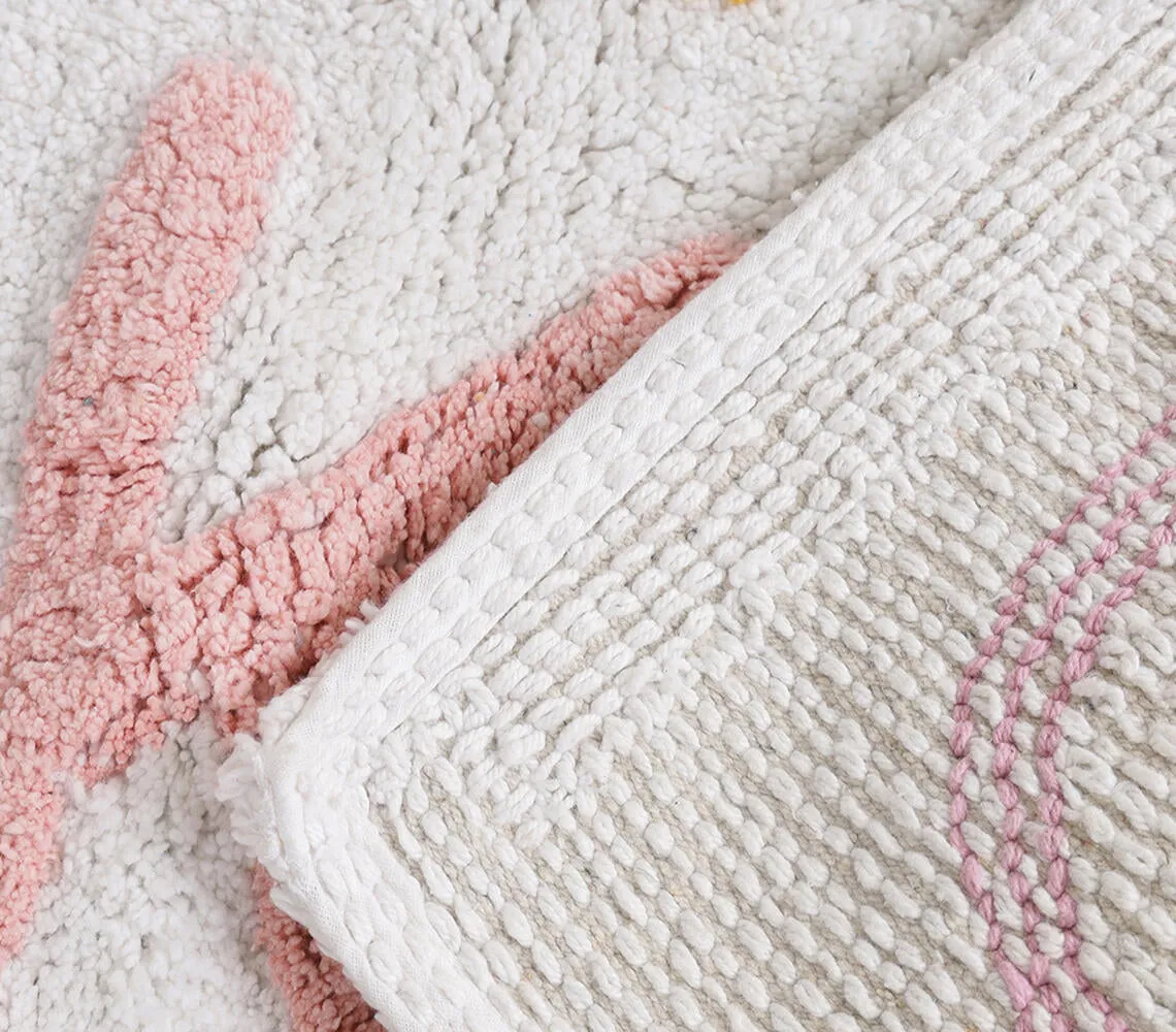 Get Naked Typography Tufted Cotton Bathmat