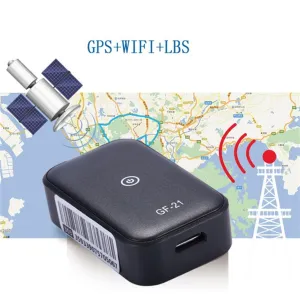 GF21 Mini GPS Car Tracker App Anti-Lost Device Voice Control Recording Locator Car Vehicle GPS Tracker High-definition Microphone WIFI LBS GPS