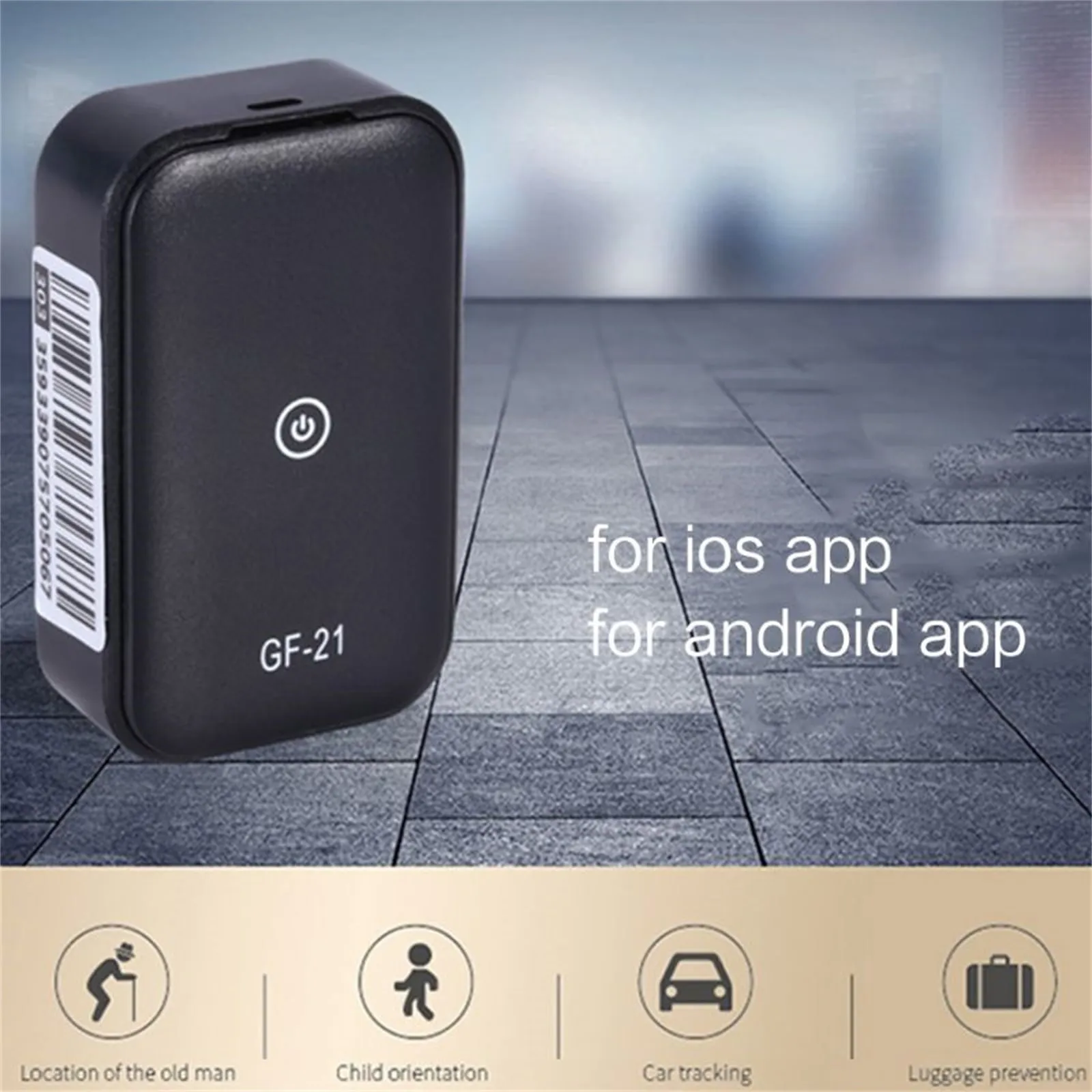 GF21 Mini GPS Car Tracker App Anti-Lost Device Voice Control Recording Locator Car Vehicle GPS Tracker High-definition Microphone WIFI LBS GPS