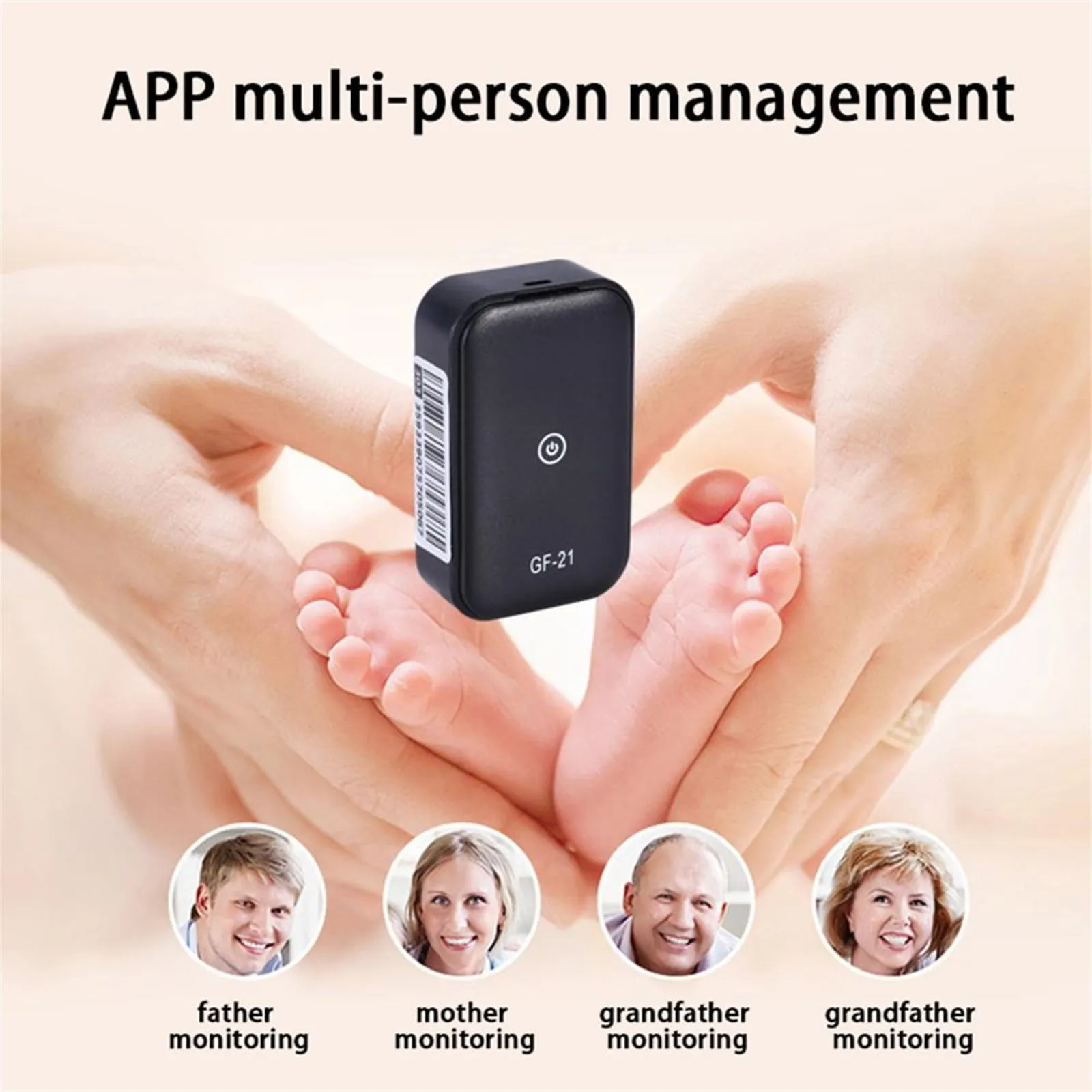 GF21 Mini GPS Car Tracker App Anti-Lost Device Voice Control Recording Locator Car Vehicle GPS Tracker High-definition Microphone WIFI LBS GPS