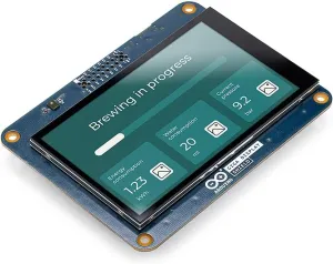 GIGA Display Shield [ASX00039] - 3.97” Touch Screen Solution for Arduino GIGA R1 WiFi with IMU, Digital Microphone, and Arducam Connector for Enhanced Project Functionality.