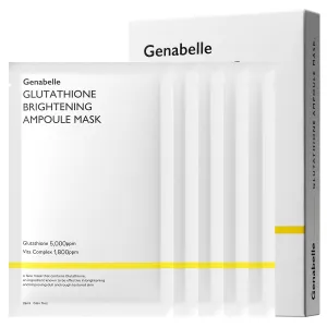 Glutathione Radiance Ampoule Mask - Lightweight, Intensive Radiance-Boosting Mask Sheet 5pcs
