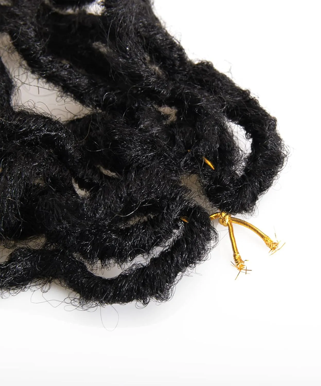 Goddess Locs Crochet Hair 6Packs 24Inch Pre-looped Crochet locs,Soft Locs with Curly Ends Dreadlocks Wavy Faux Crochet Locs Synthetic Crochet Braids Hair Extensions 72locs(24'', 1B/30/27)